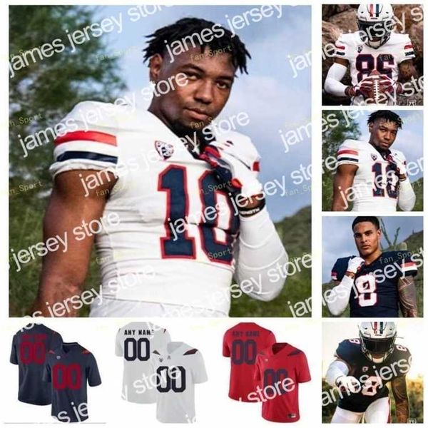 American College Football Wear Maglia da calcio Nik1 Arizona Wildcats NCAA College Rob Gronkowski Nick Foles Khalil Tate Brightwell J.J. Taylor Cunningham Berryhi