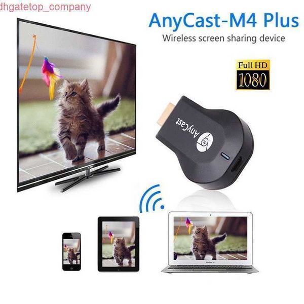 Auto Für AnyCast M4 Plus Wireless Media Video Wi-Fi 1080P Display Dongle Empfänger Android Adapter TV Stick DLNA airplay Miracast