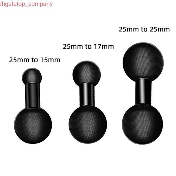 Adaptador de montagem de bola dupla de carro de 1 polegada a 25mm/17mm/15mm Bola de extensão composta para soquete de bola dupla padrão Mount Ram Acesterroeies