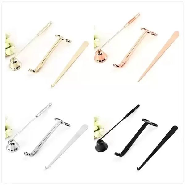 Set di accessori per candele 3 pezzi / lotto Kit di strumenti per candele Candele Snuffer Trimmer Gancio Ottimo regalo per gli amanti delle candele profumate FY5236 all'ingrosso