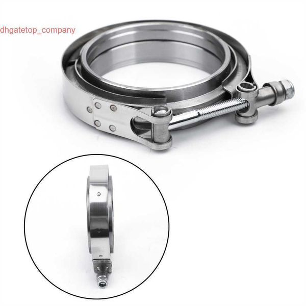 2,5/3 polegadas de carro aço inoxidável tubo de exaustão copo de garganta Flange Flange Modificação automática Peças Acessórios para veículos