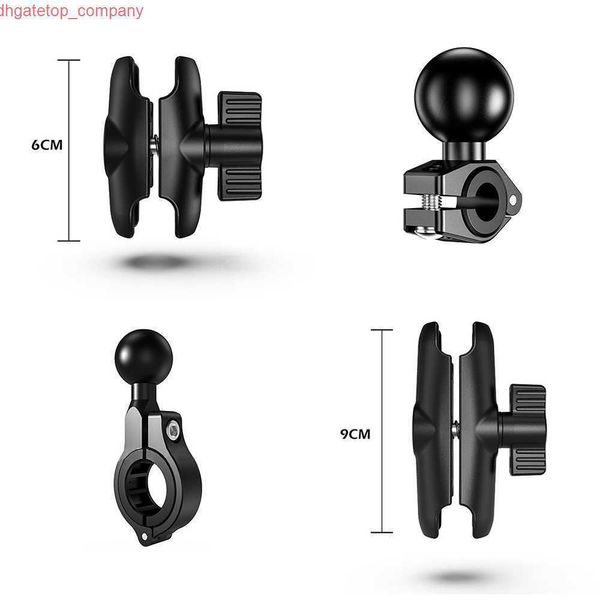 Adattatore per montaggio a testa sferica da 1 pollice per auto Manubrio per bicicletta per bicicletta Staffa per specchietto retrovisore per GoPro 10 9 8 Supporti RAM MTB per fotocamera