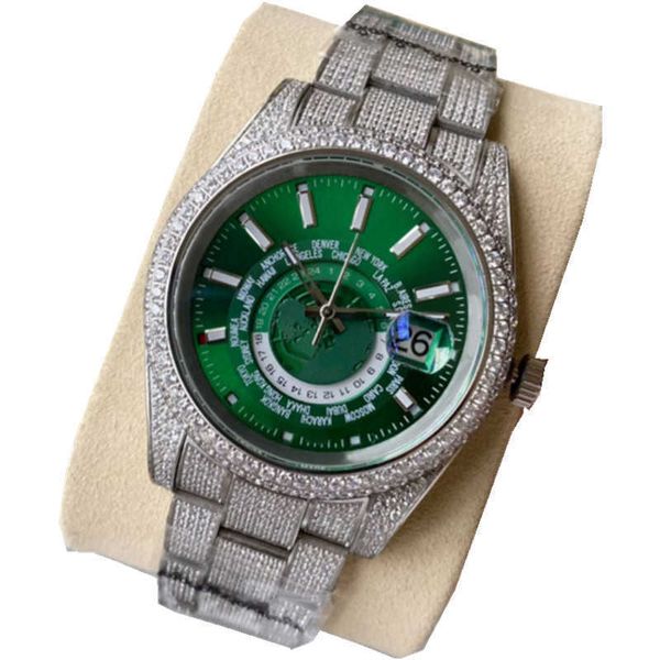 orologio da donna di design con diamanti Orologi da uomo di alta qualità automatico Movimento meccanico explorer aquanaut Montre de Luxe reloj oro blu orologi gmt anello