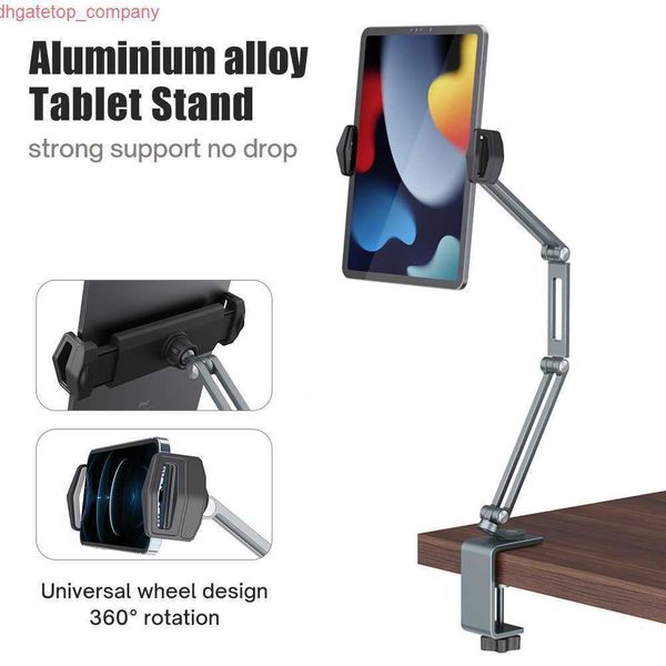 Carro novo suporte de tablet ajustável para 4-12,9 polegadas telefones celulares tablets preguiçosos suporte de mesa de mesa de mesa para ipad mini