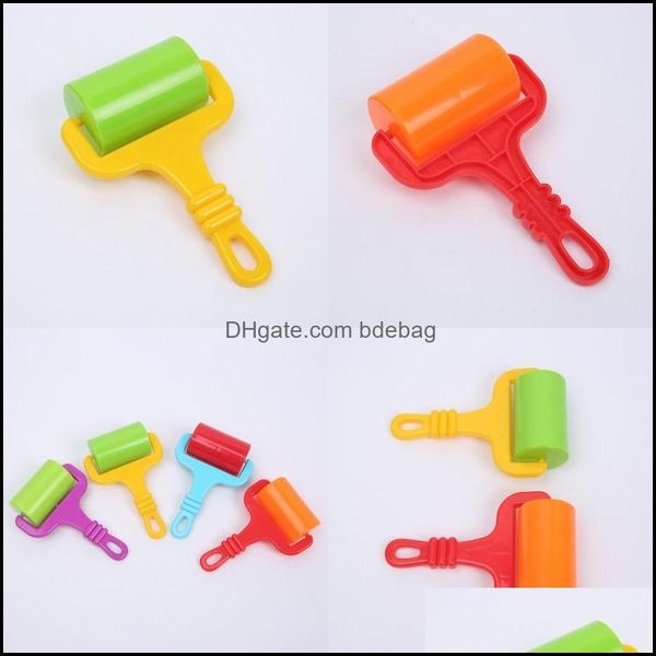 Diğer festival parti malzemeleri abs plastik roller çocuk aracı diy zanaat plastike kil çocuk sanat oyuncakları saplar tramvay tekerleği dhpjt