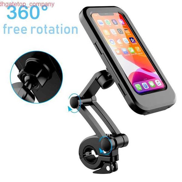 Auto 360 Grad Einstellbar Wasserdicht Fahrrad Telefon Halter Universal Fahrrad Motorrad Lenker Handy Unterstützung Halterung