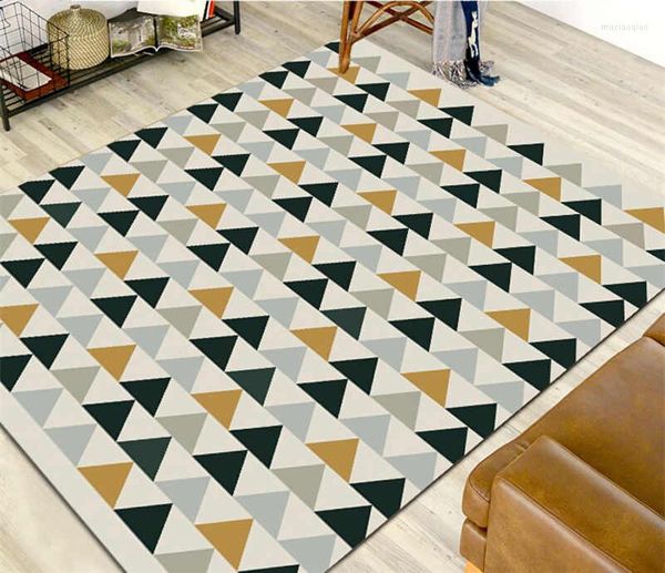 Teppiche Marke Teppiche für Wohnzimmer, waschbare Matte, malerischer rechteckiger Teppich, geometrische Dekoration, hohe Qualität