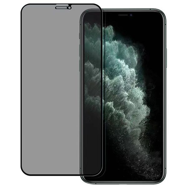 Factory Outlet Privacy gehärtetes Glas für Samsung Galaxy A10 A20 A30 A40 A50 A60 A04 A04S 4G 5G Displayschutzfolie mit Baseboard