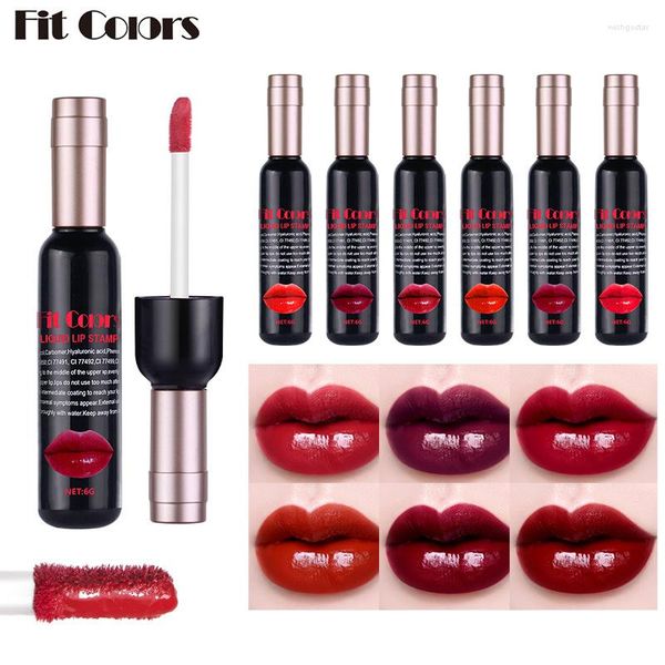 Lipgloss Lippenstift Lipgloss Wasserdichte Langlebige Schöne Tönung Weinflaschenform Für Frauen Make-up Lila Sexy Kosmetische Werkzeuge