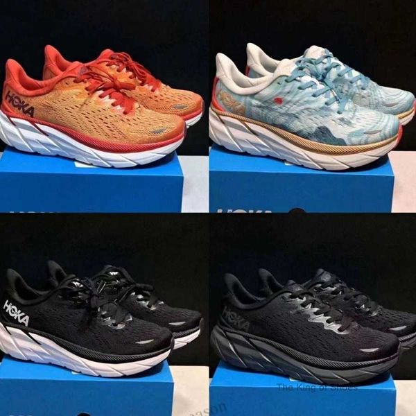 Running Shoe Boots Local Treinando tênis on -line Aceitos de estilo de vida de estilo de vida 2022 Hoka One Clifton 8 homens homens d5xe