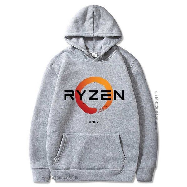 Мужские толстовок толстовок Geek Cotton Coolebled Sturtshirt Ryzen CPU ПК Geek Programer Game Console Zen Периферийное оборудование