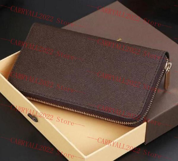 2023 Donna Luxury Designer Zipper Wallet Borse a tracolla ZIPPY 60017 M60930 Titolari di carte Portamonete Portachiavi Portafogli Borsa a mano in pelle Porta passaporto da uomo Con scatola