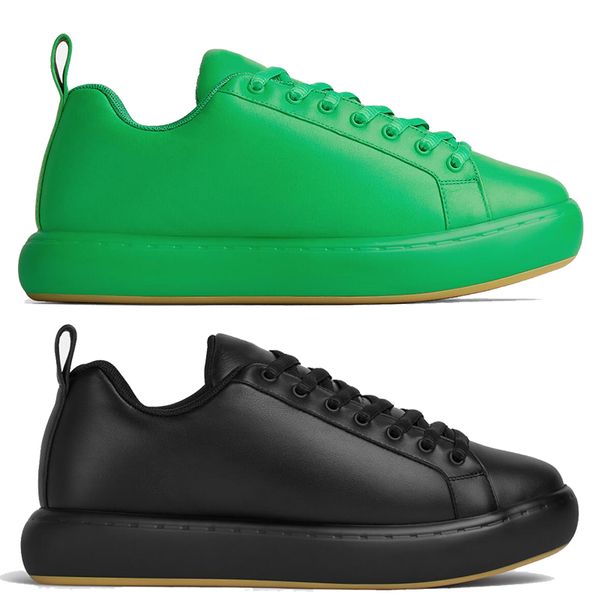 2023 Top Sapatos Casuais Almofada Calfskin Flor Feminino Tenente Sneaker Optic White Periquadet Black Natura