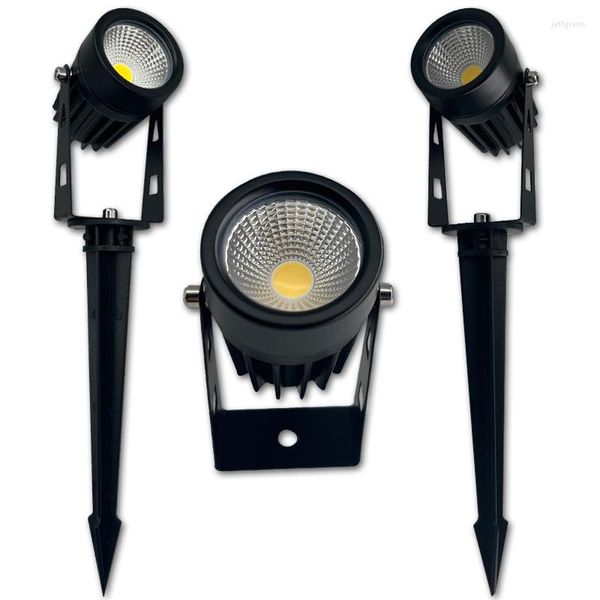 10 Stück 3W5W LED Landschaftsbeleuchtung 220V DC12V24V Wasserdicht Garten Weg Wände Bäume Flaggen Außenstrahler Rasenlampen