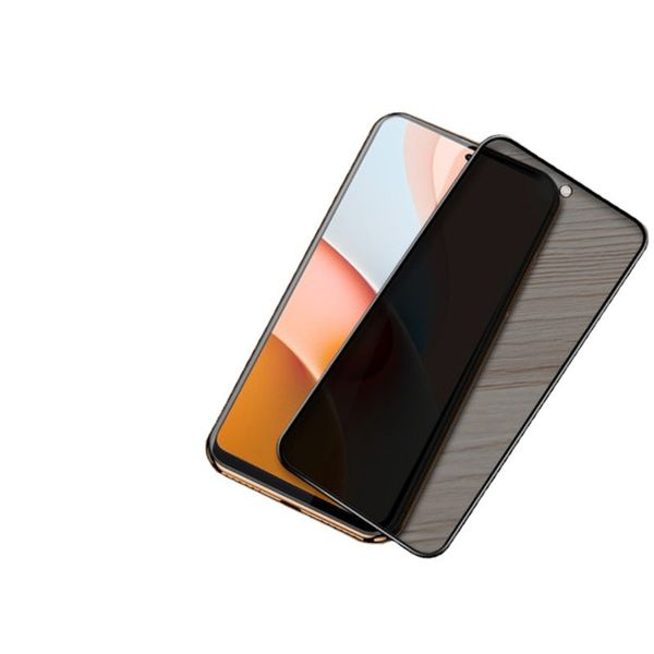 0,3 mm de borda preta cola completa vidro temperado para Samsung A32 A22 A23 A33 A53 4G 5G Protetor de tela de privacidade
