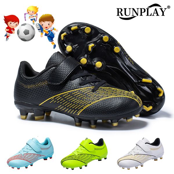 Vestido sapatos infantil futebol botas de futebol de futebol de futebol de grama de grama treinamento calçados esportivos de calçados ao ar livre de futsal 30-38 221125