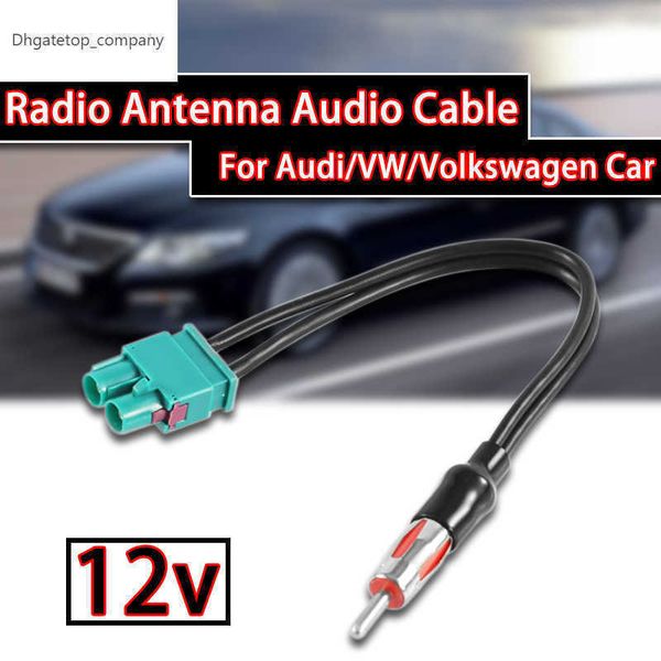 Adattatore per cavo audio radio Antenna maschio doppio Fakra - Antenna Din per elettronica per auto Audi/VW/Volkswagen