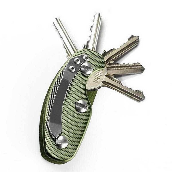 EDC Praktischer Schlüsselhalter Organizer Ordner Clip Keyring Keychain -Taschen -Tool