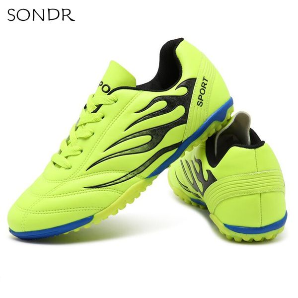 Sapatos de vestido Homens Chuteiras de Futebol Meninos Longos Spikes Sapatilhas 2618 221125 GAI GAI GAI