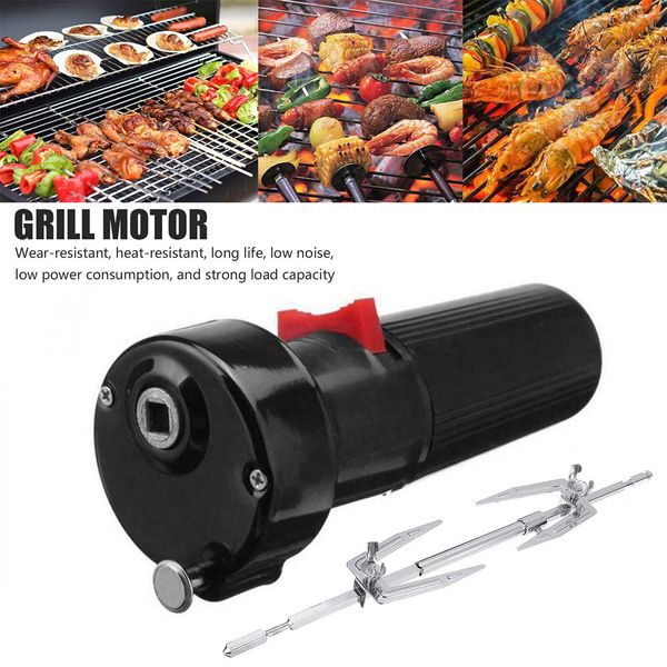 Accessori per utensili per barbecue Motore rotatore o set di forche rotanti Girarrosto elettrico Asta per griglia 1,5 V Dimensioni D Barbecue Durevole Met 221128