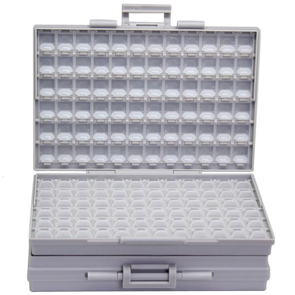 Werkzeugkasten AideTek BOXALL Kunststoff-Werkzeugkastenhalterung SMD 1206 0805 0603 0402 Komponenten Elektronikperlen Aufbewahrungskoffer Organizer 2BOXALL 221128