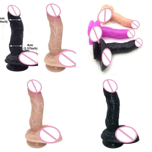 NXY NOVOS DILDOS DONGS feminino pênis artificial manual vibrador sexual brinquedo de brinquedos de massagem vaginal Copo de masturbação para adultos 220513