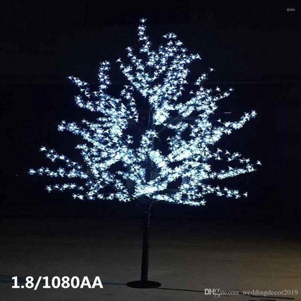 Decorazioni natalizie LED Cherry Blossom Tree Light 1.5M 480pcs Lampada Paesaggio Antipioggia Fairy Garden Decor
