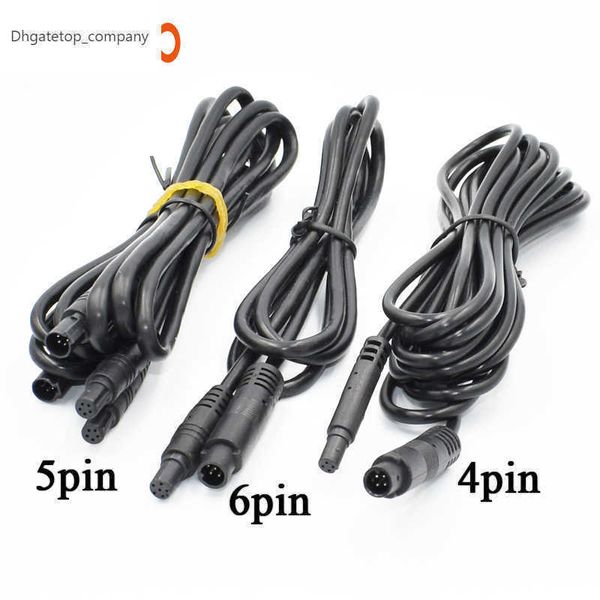 Hohe Qualität 4pin 5pin 6pin 8pin Auto DVR Kamera Verlängerung Kabel HD Monitor Fahrzeug Rückansicht Draht Stecker auf weibliche Kabel