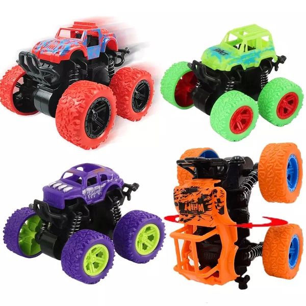 Pädagogische Trägheit Allradantrieb Kinder und Jungen Fallsicheres Modell Geländewagen Spielzeugauto Geburtstagsgeschenk