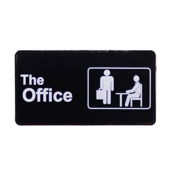 Spille Spille Spilla smaltata divertente Spilla classica The Office Tv Show Modello Distintivo Spille moda Accessori gioielli Regalo 15 Dhgarden Dhjml