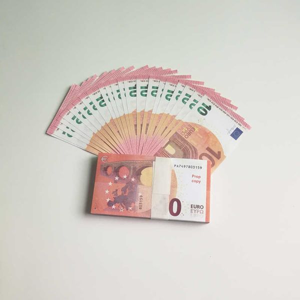 Formato 50% Banconota di scena per film Copia stampata Denaro falso USD Euro Sterline britanniche GBP Britannico 5 10 20 50 Giocattolo commemorativo Per regali di Natale 103014 181LDSZOG5HIB