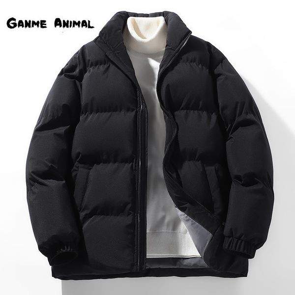 Mens Down Parka Warm Addensare Fashion Coat Winter Oversize Casual Jacket Uomo Streetwear Hip Hop Donna 221128