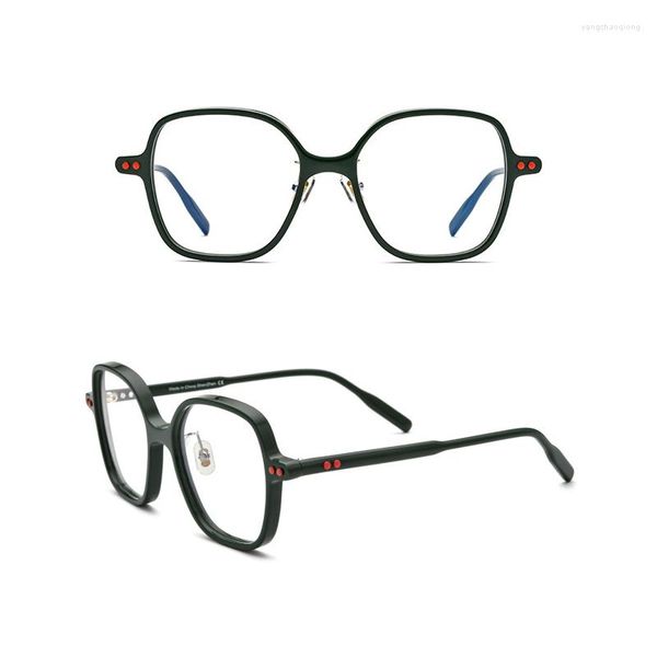 Солнцезащитные очки кадры Belight Optical Fancy Vintage Retro Acetate Big Square Form