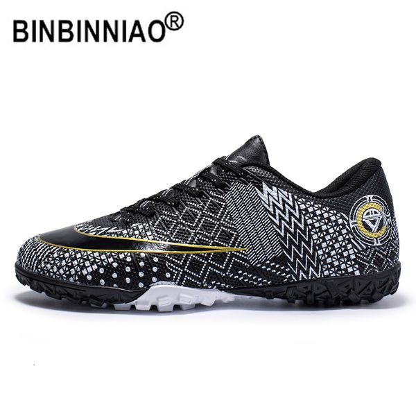 Scarpe eleganti BINBINNIAO Taglia 30-45 Calcio professionale Uomo Bambini Ragazzi Sneakers Scarpe da calcio originali TF Tacchetti Futsal 221125