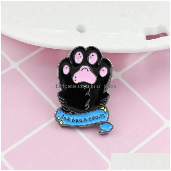 Broches de broches de broches de cães de cachorro de pinos para meninos desenho animado jóias criativas jóias pinos de lapela de jóias engraçadas gato gato ba dh6n8