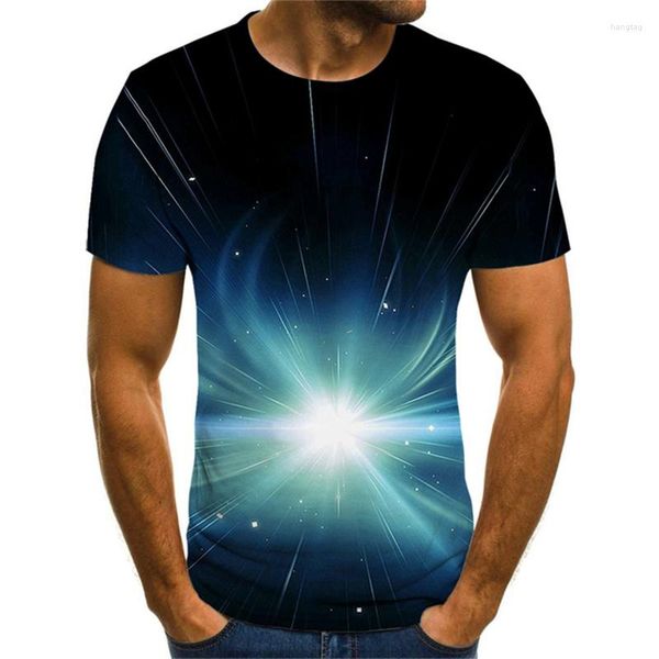 Camisetas masculinas de camisa de bolinhas 3D divertidas para homens de rua de rua singlets de moda moderna Tops todos os dias camisetas casuais de manga curta