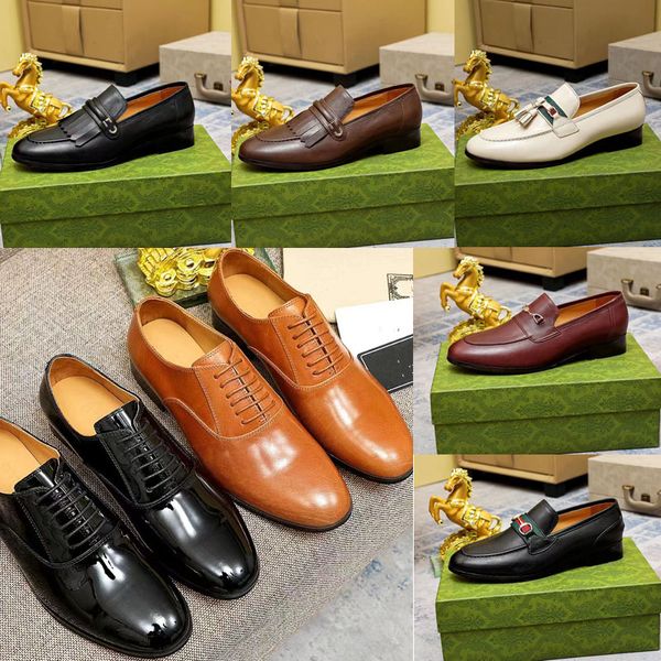 2023 Designer-Herren-Slipper, britische Business-Sandalen, Luxus-G-Familie, Metall-Buchstabenschnalle, 100 % Leder, Lazy Beanie-Slip-On-Schuhe, die die Zehen bedecken, quadratische, flache Sandale mit rundem Kopf