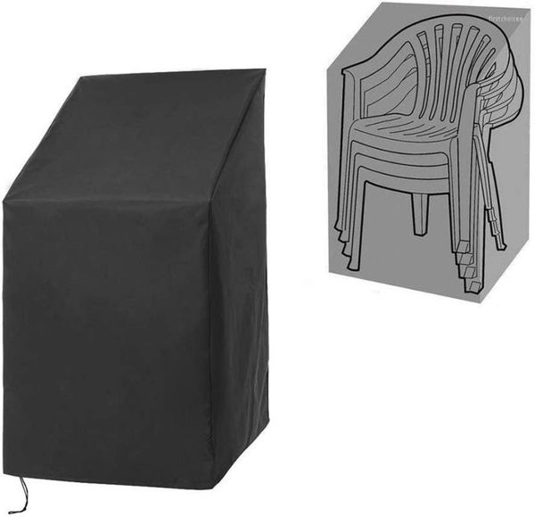 Tampa de cadeira Pátio móveis de pó pesado capa de chuva para o jardim da mesa ao ar livre