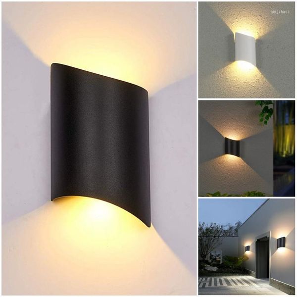 Lampade da parete Progetto di binario leggero Piazza LED Camera da letto Alluminio Arti per interni Bagno Scone Lampada Decorazione Pared