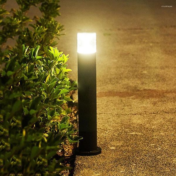 Lampada da esterno in acrilico COB LED per prato, recinzione da giardino in alluminio, patio, paesaggio, luce, villa, strada, percorso