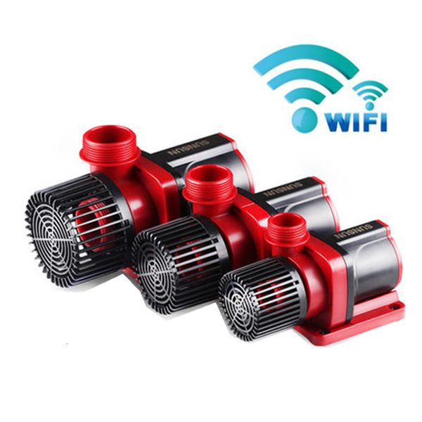 Bombas de água Sunsun JDP DC Frequência silenciosa wifi silencioso submersível para peixes de aquário de recife marinho 100-240v 221128