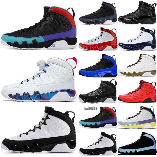 2023 Sapatos de basquete masculino mais recentes do Jumpman 9s Mudar o mundo sonho, gin￡stica Red UNC Racer Pearl University est￡tua azul branca Jordon