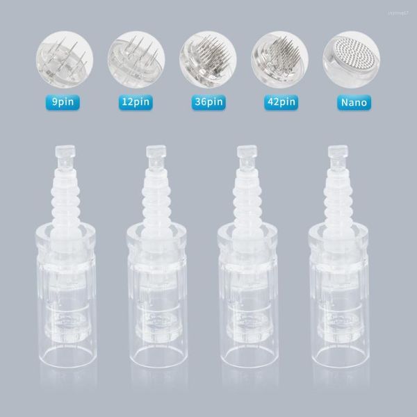 Aghi per tatuaggio 10/50PCS Penna Derma elettrica MYM Baionetta 9/12/36 Pin/Cartuccia nano per microneedling automatico Punte micro ago MTS Meso