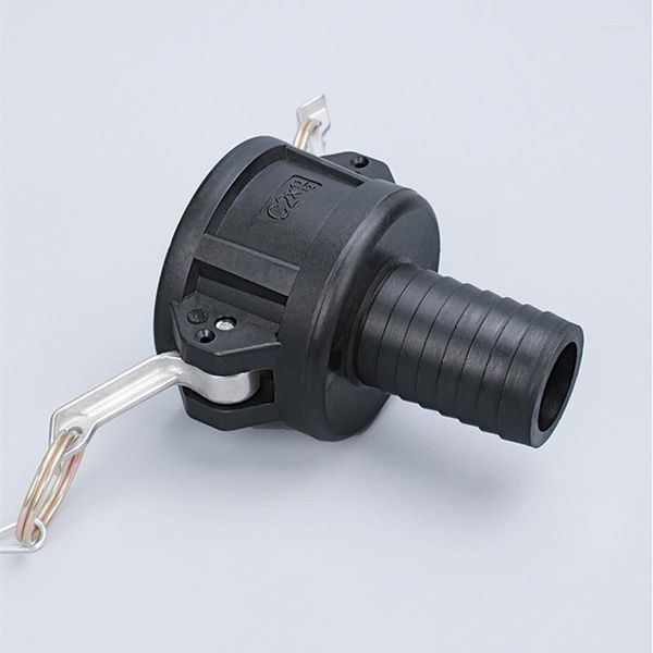 Equipamentos de rega S60 6 Adaptador de tanque IBC PP Material Camlock Tipo C 64mm Couplador feminino x 1 