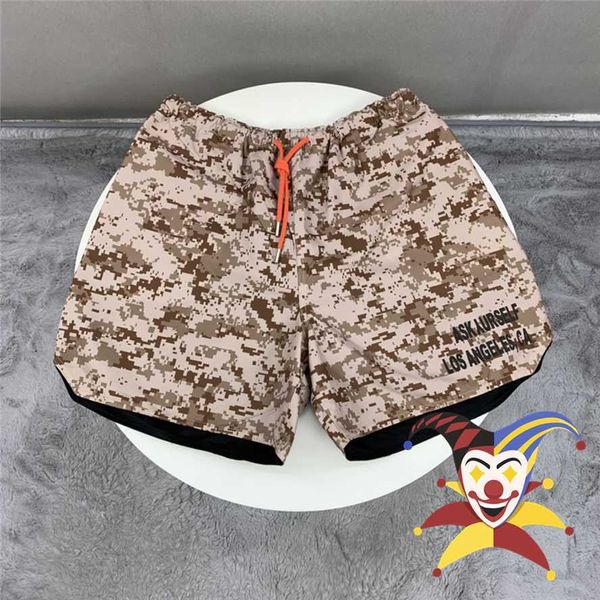 Shorts masculinos Askyursel mesmo shorts de camuflagem homens homens desertos estilo askyurself shorts puff perna impressão pergunte as belas T2221129 T221129