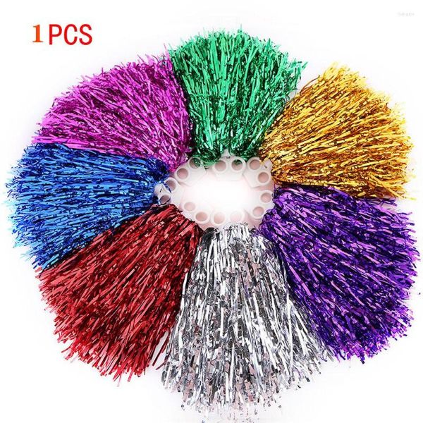 Flores decorativas Flower Ball para futebol Pompon Pompon Crianças usam Cheer Dance Sport Competition Cheerleading Pom Poms