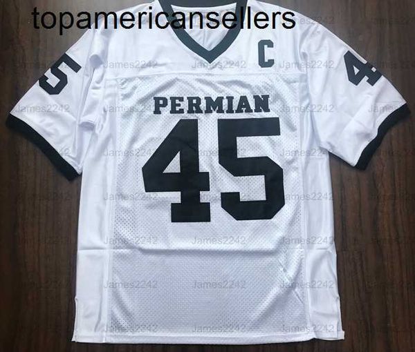 Boobie Miles #45 Permian Friday Night Lights Movie Football Jersey All Stitched White S-3xl