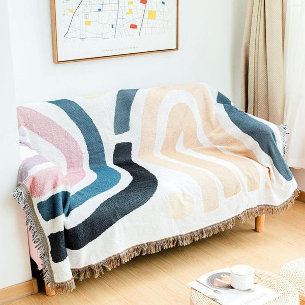 Chaves cadeira de cadeira de estilo nórdico Multifuncional Sofá cobertor na cama TV TV TV TASEL TOLHA MOLO EL