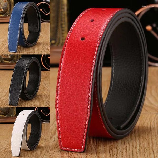 Gürtel Männer Echtes Leder Keine Schnalle Für H 38mm Ersatz männer Strap Gürtel Riemen