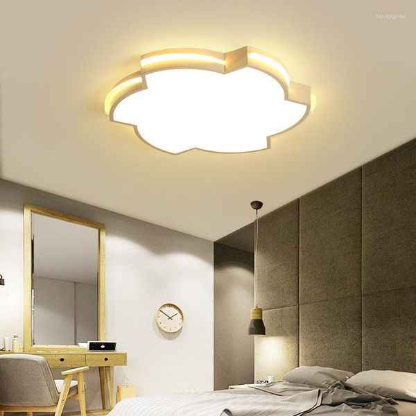 Plafoniere Nordic Led Camera da letto Lampade Modern Square Rettangolo Soggiorno Cafe El Decorazione domestica Luminaria